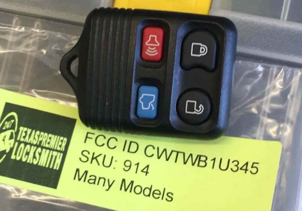 Remote key fob replacement and programming service by Texas Premier Locksmith