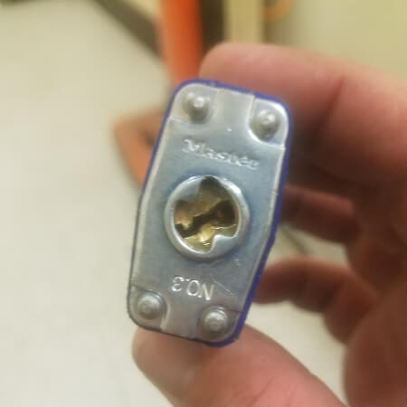 Damaged lock cylinder repair and replacement Austin TX residential locksmith