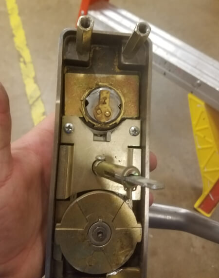 Commercial mortise lock installation Austin TX