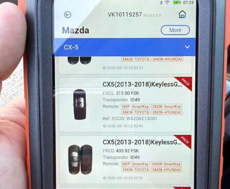 Key fob programming tool for Mazda in San Antonio, TX