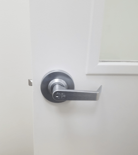 Residential door handle lock in Austin TX